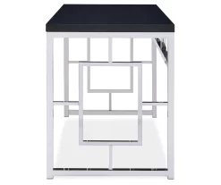 Alize Chrome Geometric Desk -Chic Furniture Shop 810422879 3