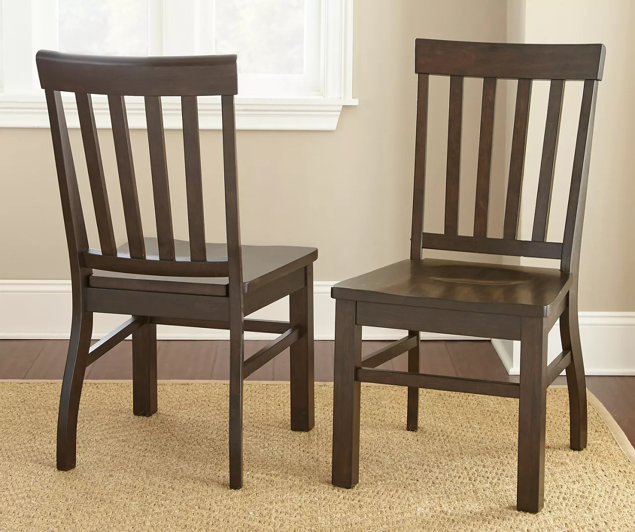 Cayla Dark Oak Dining Chairs, 2-Pack 2 Cayla Dark Oak Dining Chairs, 2-Pack - Image 2