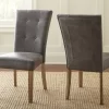 Debby Gray Upholstered Dining Chairs, 2-Pack