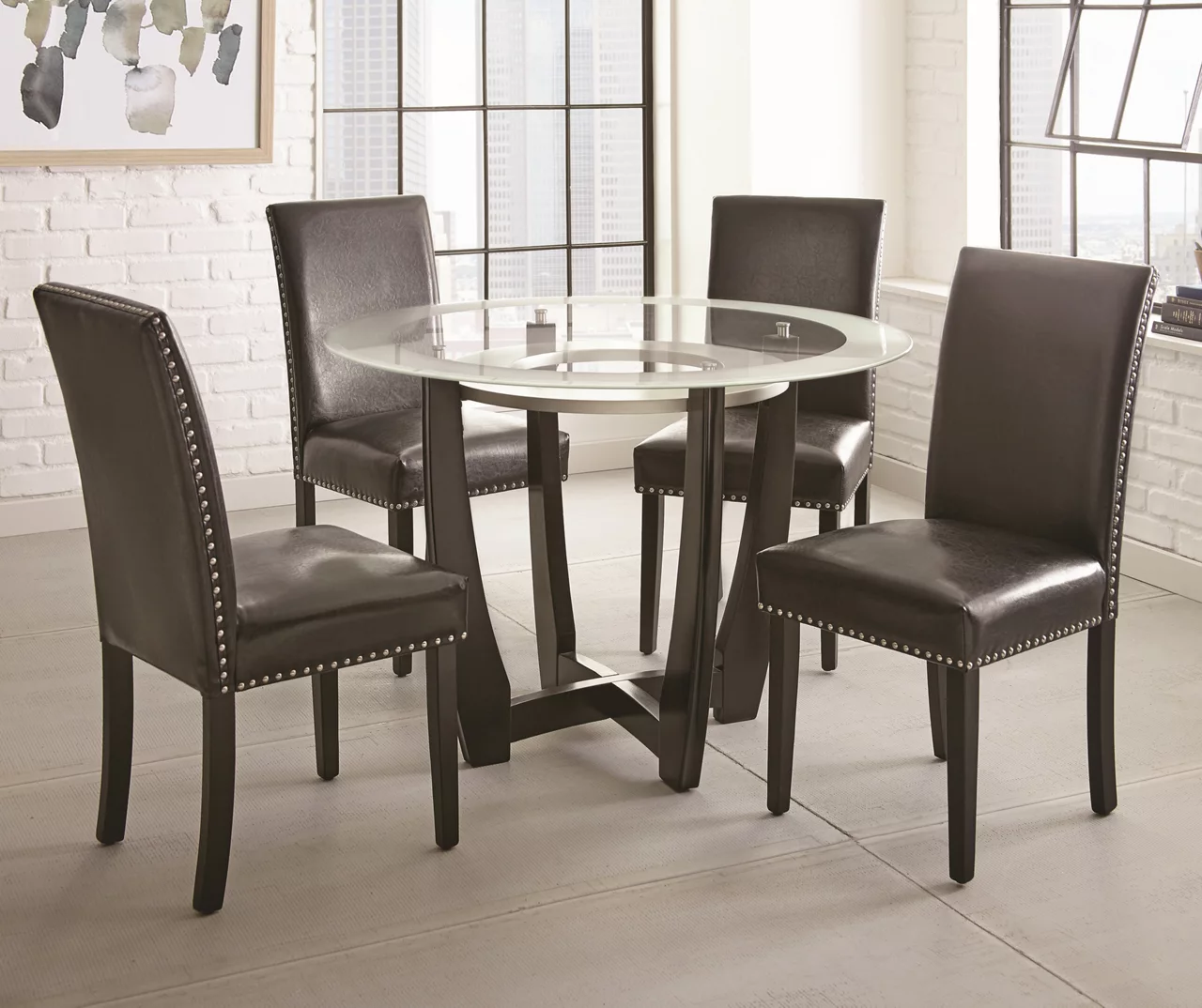 Verano Black Dining Chairs, 2-Pack 2 Verano Black Dining Chairs, 2-Pack - Image 2