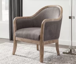 Engineer Taupe Accent Chair -Chic Furniture Shop 810431435