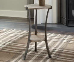Enderton Whitewash Accent Table -Chic Furniture Shop 810431486