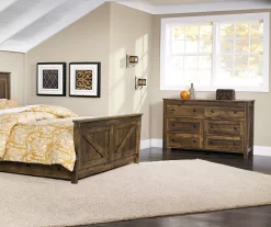 Century Lane Rustic Brown 6-Drawer Dresser -Chic Furniture Shop 810434140 6