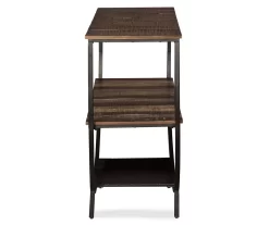 Lamoney Gray, White & Brown Slat Console Table -Chic Furniture Shop 810458257 3