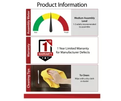 Ameriwood 47" Grandcastle Electric Fireplace Console -Chic Furniture Shop 810464997 6