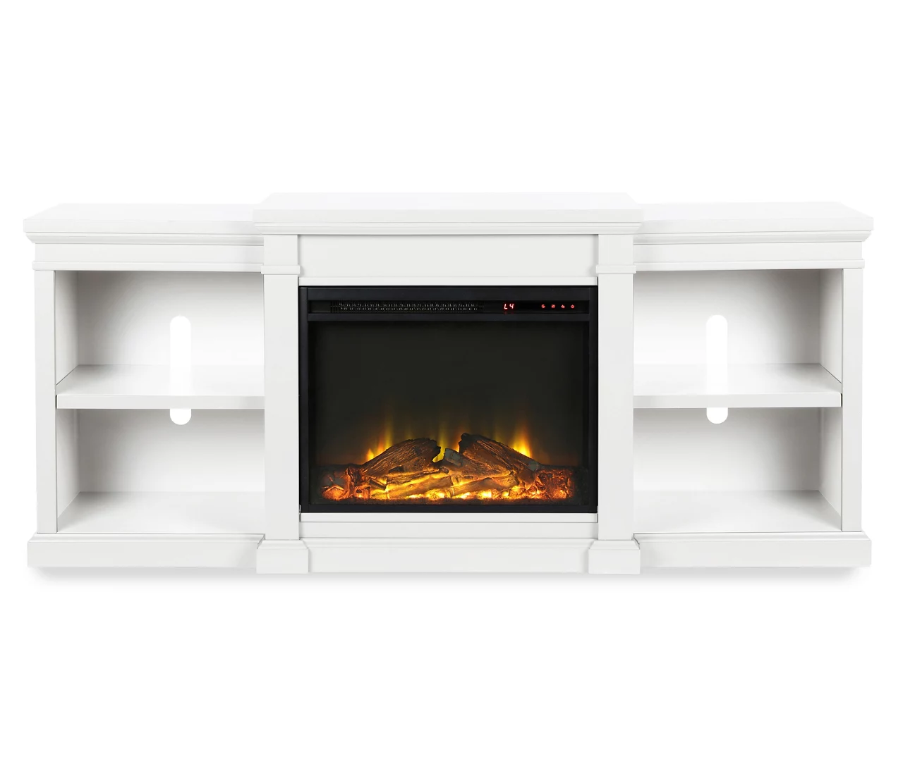 65" Wilton White Electric Fireplace Console 1 65" Wilton White Electric Fireplace Console