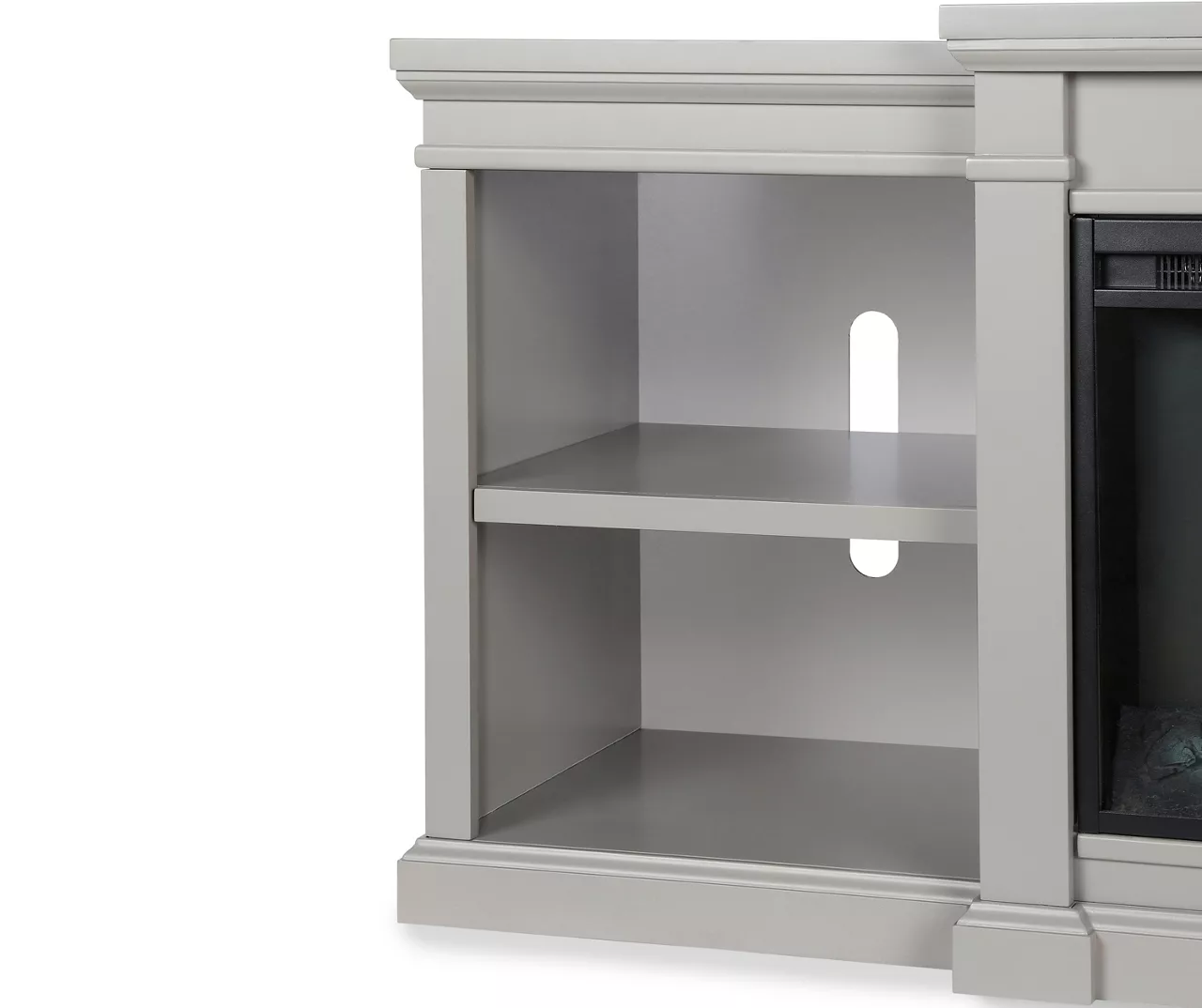 65" Wilton Gray Electric Fireplace Console 3 65" Wilton Gray Electric Fireplace Console - Image 3