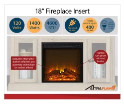 Ameriwood 47" Grandcastle Electric Fireplace Console -Chic Furniture Shop 810465005 4