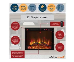 47" Flaxton Espresso Corner Electric Fireplace Console 7 47" Flaxton Espresso Corner Electric Fireplace Console -Chic Furniture Shop 810465039 6