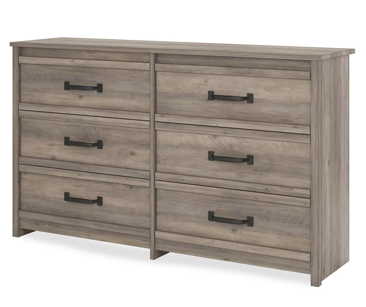 Duncan Gray Oak 6-Drawer Dresser 6 Duncan Gray Oak 6-Drawer Dresser - Image 6