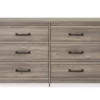 Duncan Gray Oak 6-Drawer Dresser
