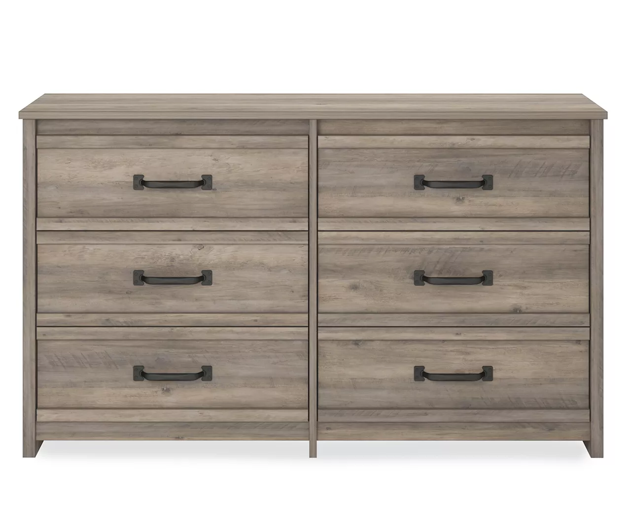 Duncan Gray Oak 6-Drawer Dresser 1 Duncan Gray Oak 6-Drawer Dresser