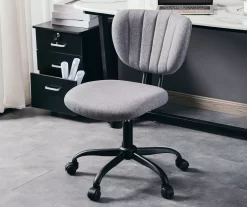 Gray Fabric Office Chair -Chic Furniture Shop 810465634