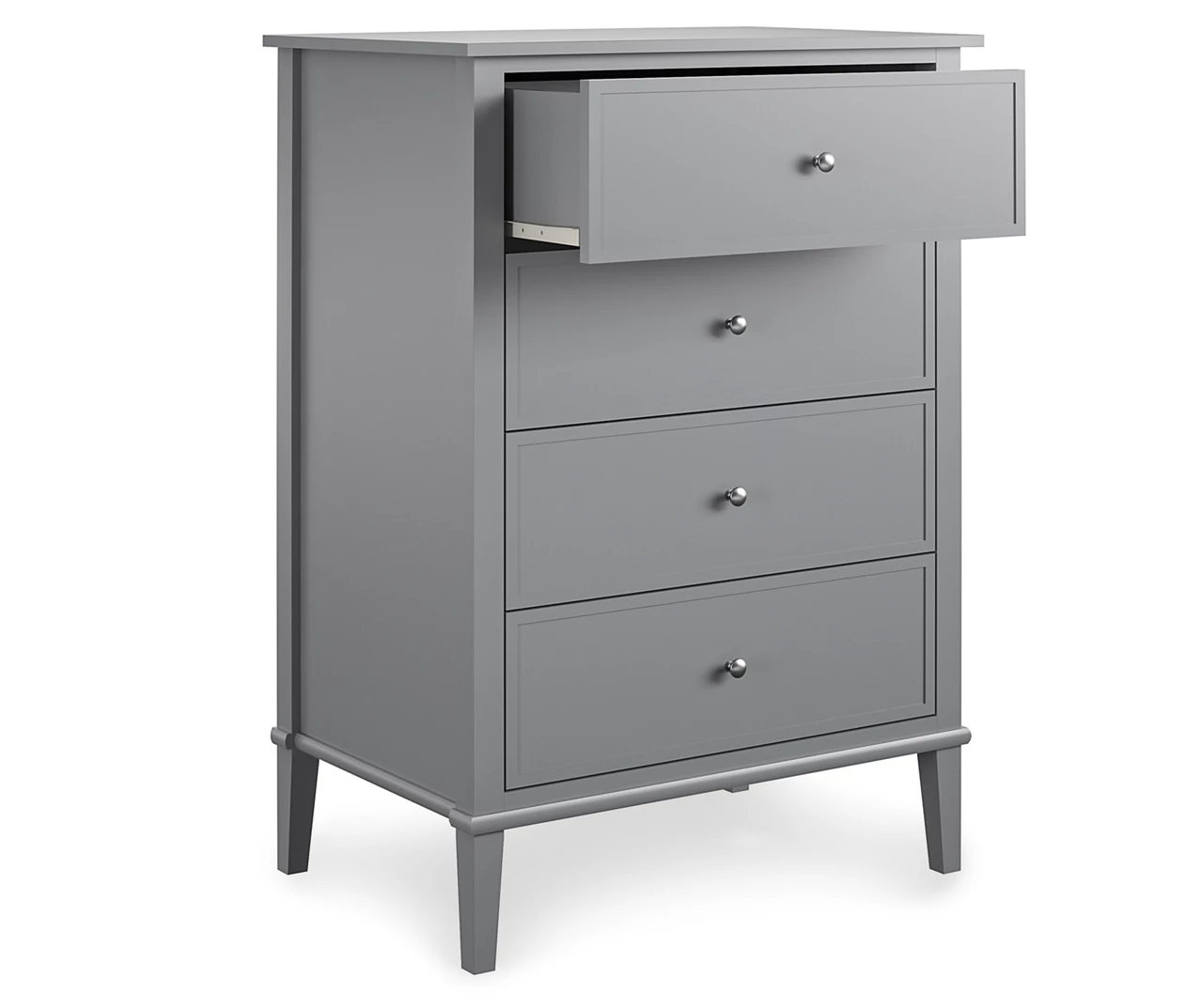 Somerville Gray 4-Drawer Dresser 2 Somerville Gray 4-Drawer Dresser - Image 2