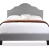 Lombard Light Gray Queen Upholstered Bed