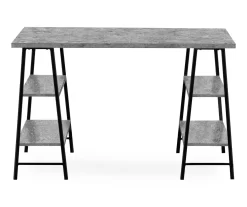 Monarch Sawhorse Office Desk 32 Monarch Sawhorse Office Desk -Chic Furniture Shop 810512952 3