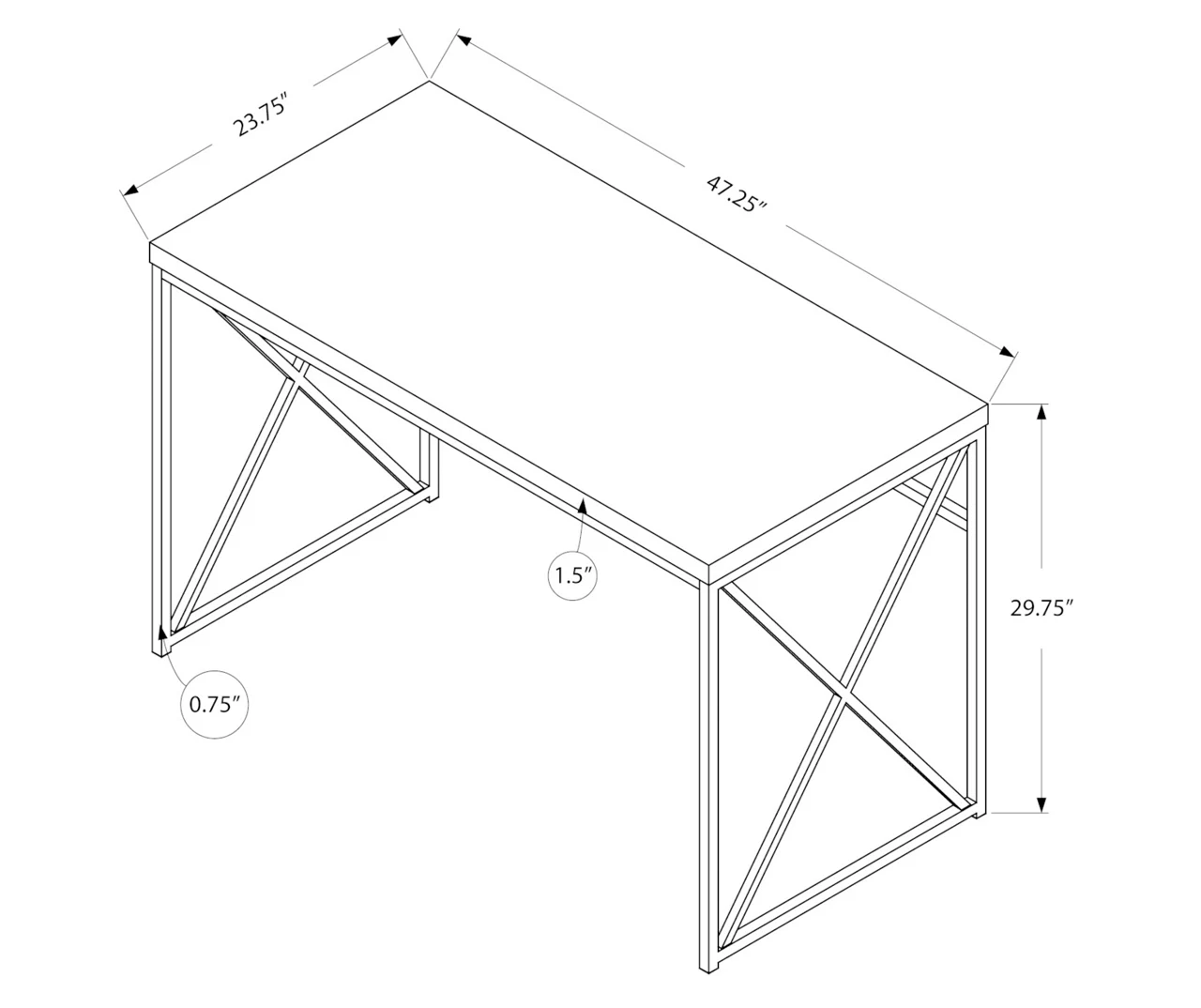 Monarch Reclaimed Office Desk 20 Monarch Reclaimed Office Desk - Image 20
