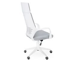 White & Gray Executive Office Chair -Chic Furniture Shop 810512972 4