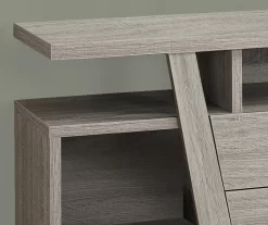 60" Dark Taupe 2-Drawer TV Stand -Chic Furniture Shop 810512981 4