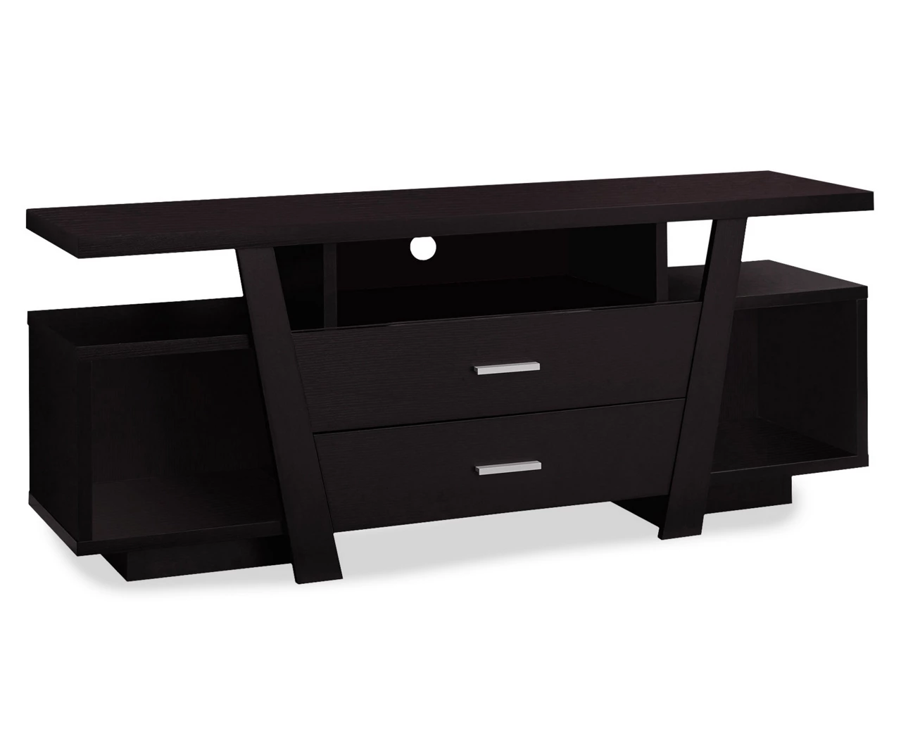 60" Espresso 2-Drawer TV Stand 1 60" Espresso 2-Drawer TV Stand