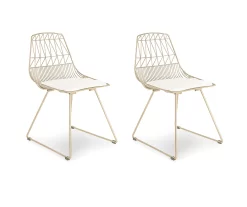 Vivi Metal Dining Chairs, 2-Pack