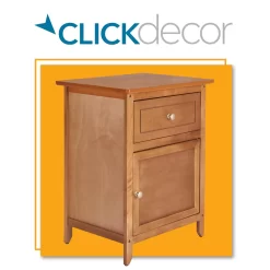 Alcott Light Brown Side Table With Drawer 29 Alcott Light Brown Side Table With Drawer -Chic Furniture Shop 810513518