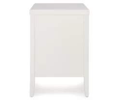 White Finley Wood 3-Drawer Nightstand -Chic Furniture Shop 810513520 14