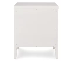 White Finley Wood 3-Drawer Nightstand -Chic Furniture Shop 810513520 16