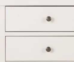 White Finley Wood 3-Drawer Nightstand -Chic Furniture Shop 810513520 8