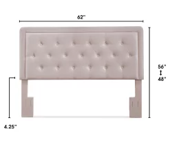 Mauve Amery Upholstered Queen Headboard 19 Mauve Amery Upholstered Queen Headboard -Chic Furniture Shop 810513524 4