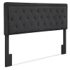 Charcoal Gray Amery Upholstered King Headboard