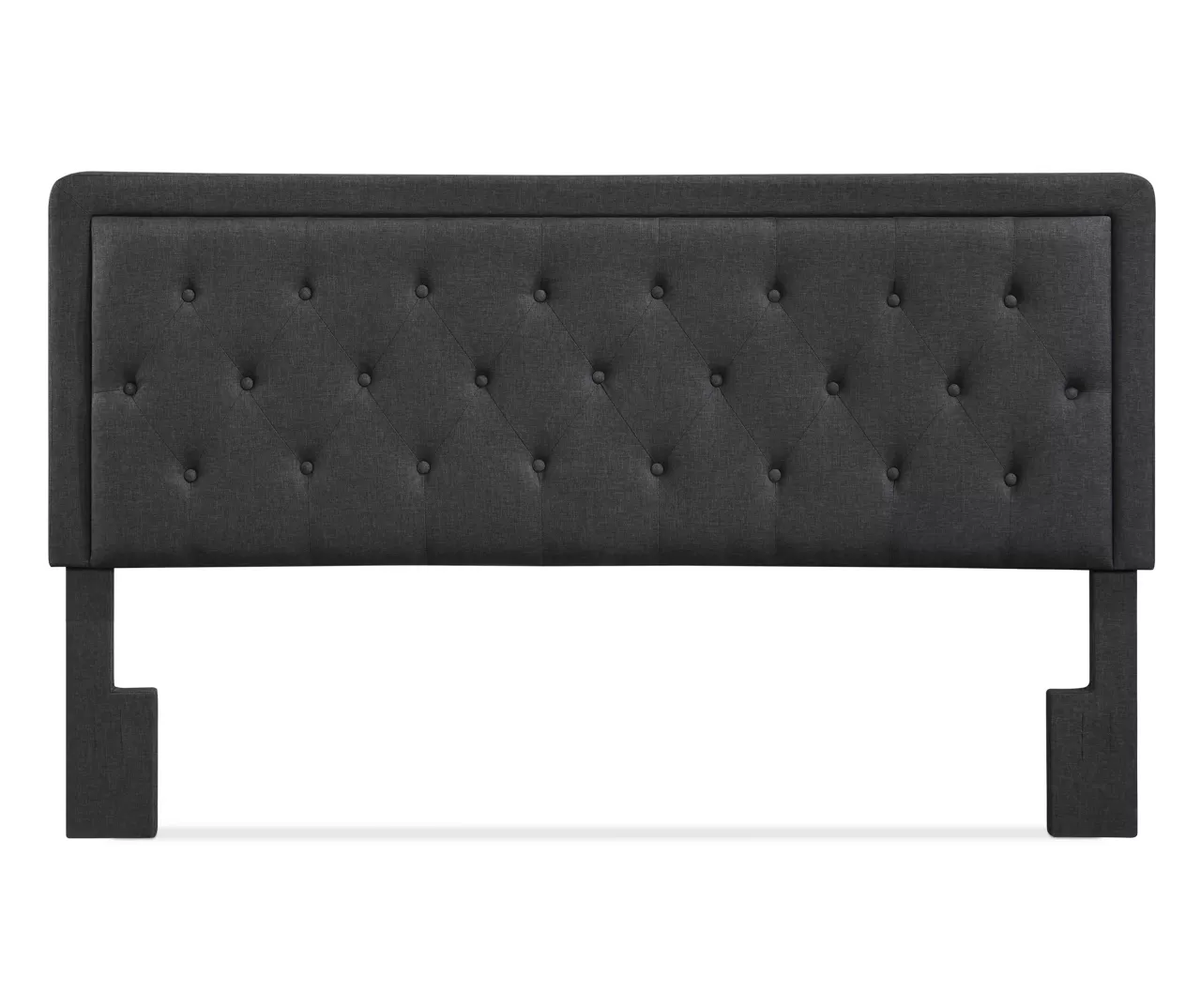 Charcoal Gray Amery Upholstered King Headboard 2 Charcoal Gray Amery Upholstered King Headboard - Image 2