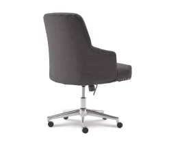 Leighton Dark Gray Memory Foam Fabric Office Chair 14 Leighton Dark Gray Memory Foam Fabric Office Chair -Chic Furniture Shop 810513537 11