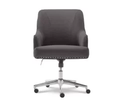 Leighton Dark Gray Memory Foam Fabric Office Chair 13 Leighton Dark Gray Memory Foam Fabric Office Chair -Chic Furniture Shop 810513537 9