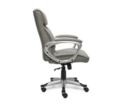 Glacial Gray Linen Executive Office Chair 10 Glacial Gray Linen Executive Office Chair -Chic Furniture Shop 810513550 5