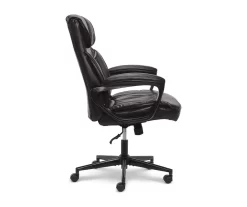 Hannah Black Bonded Leather Office Chair 32 Hannah Black Bonded Leather Office Chair -Chic Furniture Shop 810513552 11