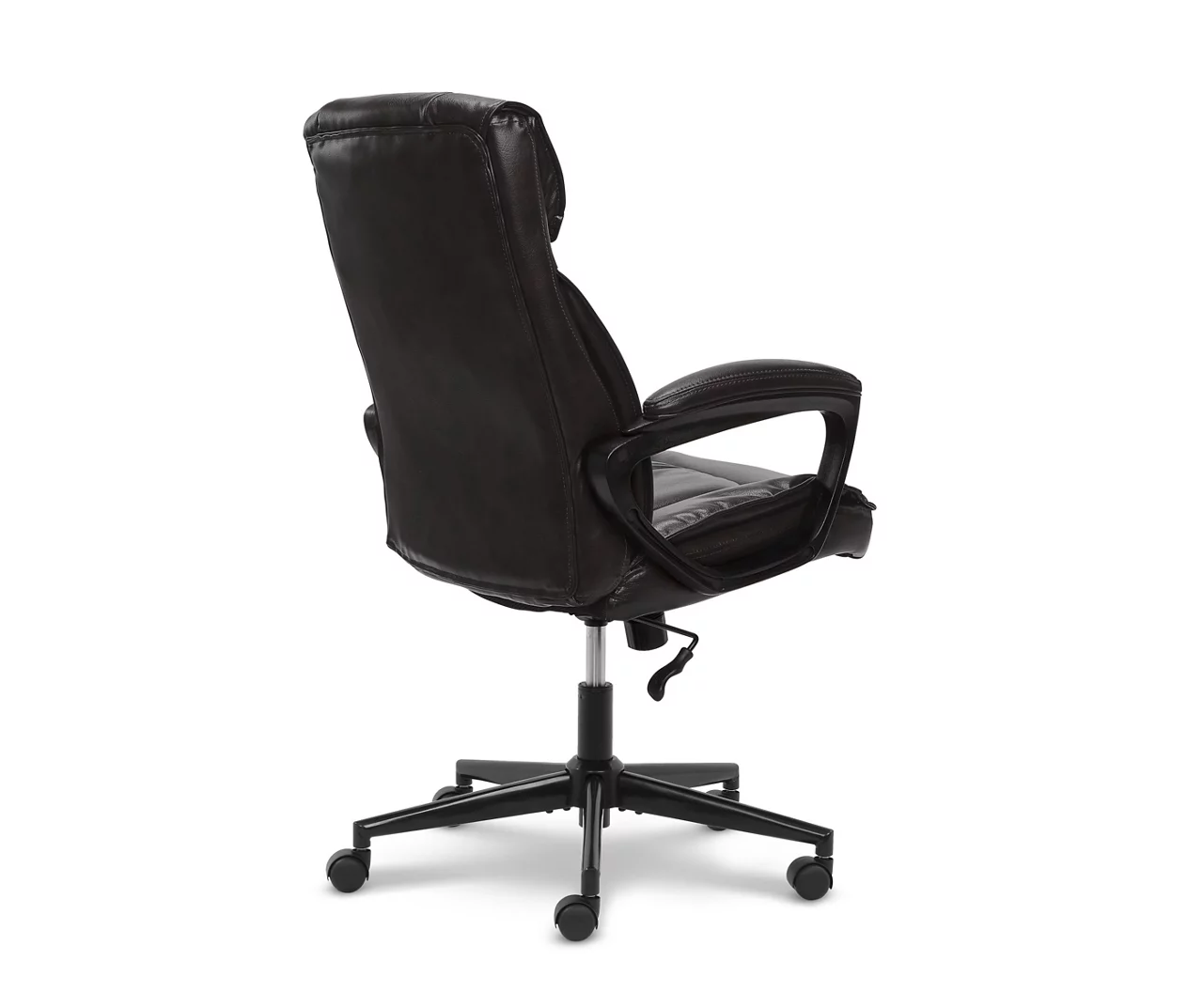 Hannah Black Bonded Leather Office Chair 14 Hannah Black Bonded Leather Office Chair - Image 14