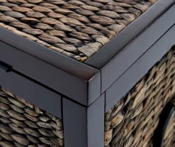 Rustic Black Wicker Storage Trunk 20 Rustic Black Wicker Storage Trunk -Chic Furniture Shop 810513555 14