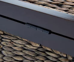 Rustic Black Wicker Storage Trunk 21 Rustic Black Wicker Storage Trunk -Chic Furniture Shop 810513555 6