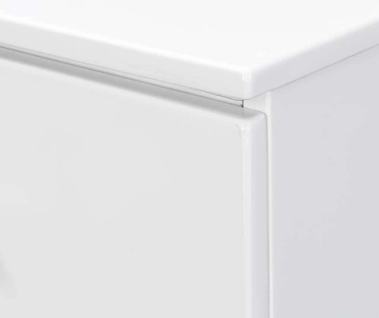 White Hudson 2-Drawer Wood Nightstand 11 White Hudson 2-Drawer Wood Nightstand - Image 11