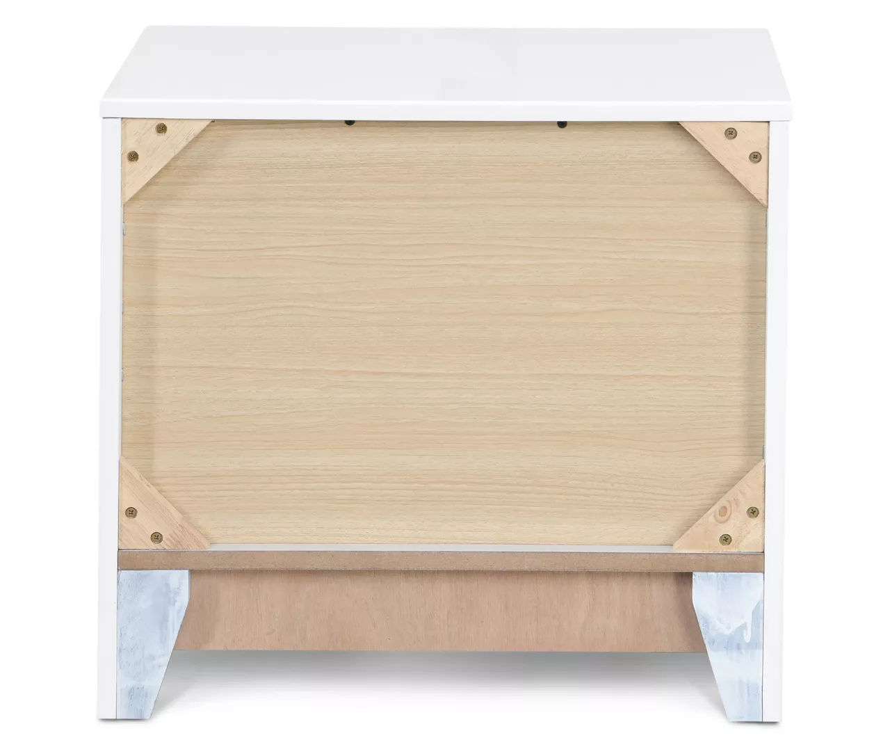 White Hudson 2-Drawer Wood Nightstand 15 White Hudson 2-Drawer Wood Nightstand - Image 15