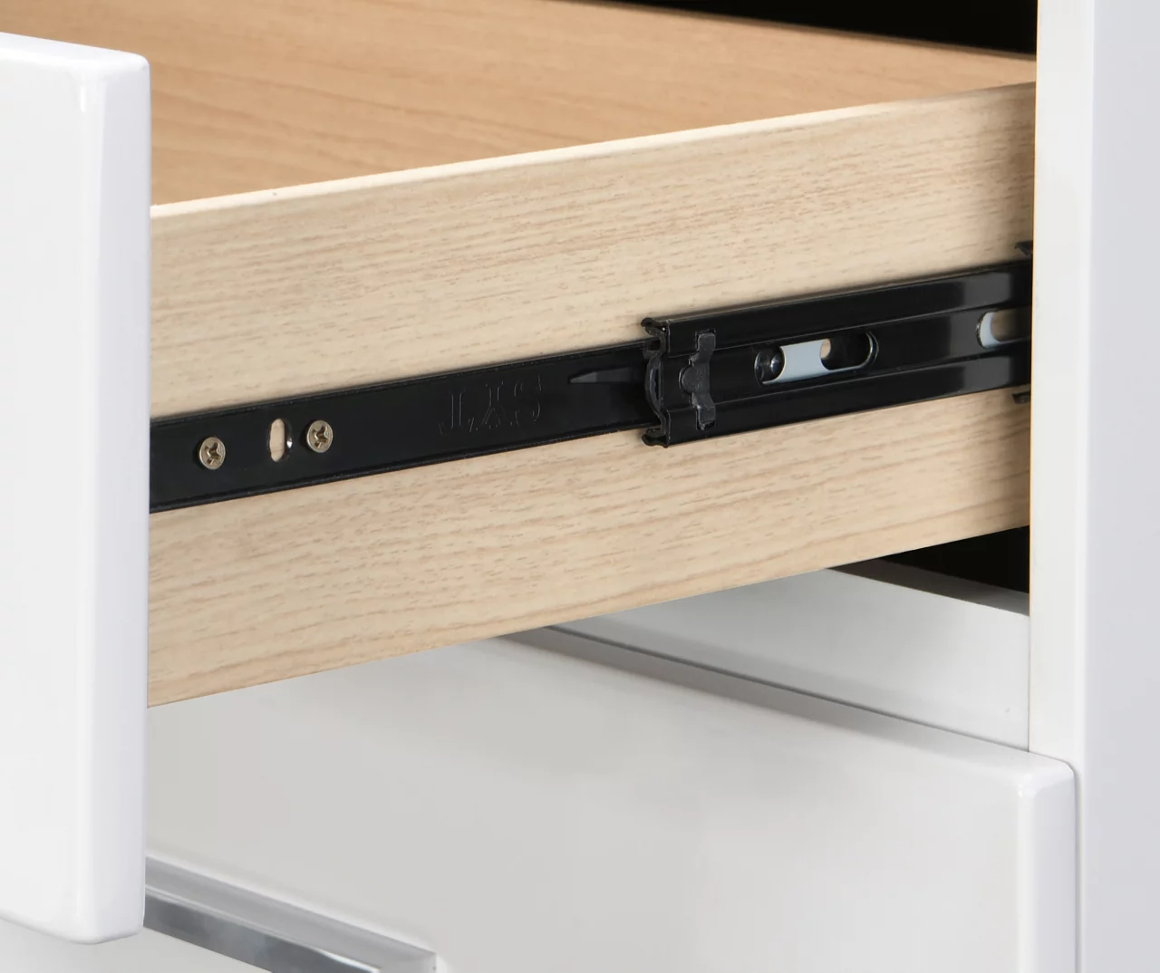 White Hudson 2-Drawer Wood Nightstand 9 White Hudson 2-Drawer Wood Nightstand - Image 9