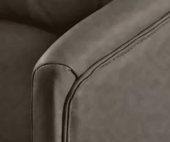 Leighton Gray Memory Foam Bonded Leather Office Chair 20 Leighton Gray Memory Foam Bonded Leather Office Chair -Chic Furniture Shop 810513560 6