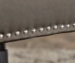 Leighton Gray Memory Foam Bonded Leather Office Chair 22 Leighton Gray Memory Foam Bonded Leather Office Chair -Chic Furniture Shop 810513560 8