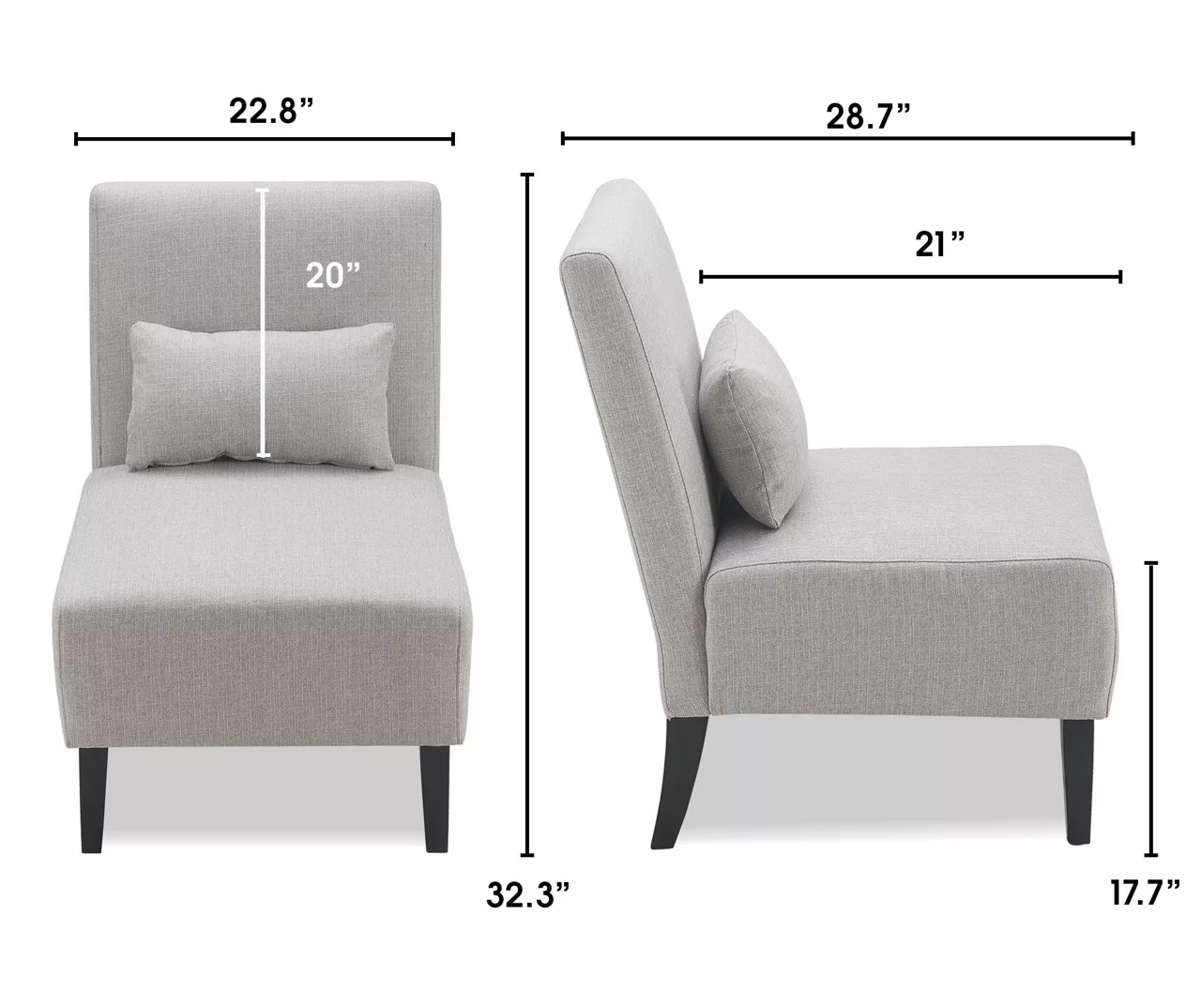 Serta Palisades Slipper Chair With Pillow 14 Serta Palisades Slipper Chair With Pillow - Image 14