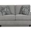 Canton Chenille Roll Arm Loveseat