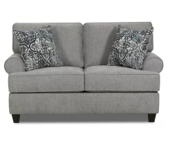 Canton Chenille Roll Arm Loveseat
