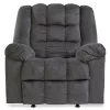 Drake Charcoal Rocker Recliner