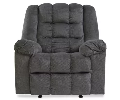 Drake Charcoal Rocker Recliner
