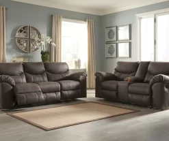 Boxberg Teak Faux Leather Reclining Sofa 11 Boxberg Teak Faux Leather Reclining Sofa -Chic Furniture Shop 810519659 810519658 2